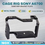 Cage rig camera sony A6700 bracket body protector case stabilizer smallrig vlog videography photogra
