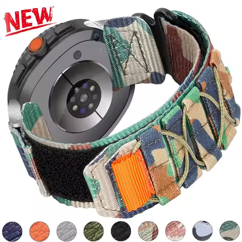 No Gaps Nylon Strap for Samsung Galaxy Watch 8 Ultra 2 Quick Fit Band Sports Bracelet for Galaxy Wat