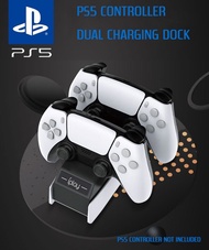 全新 PS5 手掣控制器雙插槽充電底座 Brand New PS5 Controller Dual Charging Dock