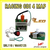 100% ORIGINAL LEO RACING POWER CDI 4 MP SRL110 WAVE125 SOCKET CDI RACING EX5 PNP WAVE125 CDI R&D THA