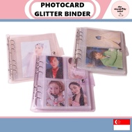 [SG READY STOCK] 1 POCKET / 2 POCKET / 4 POCKET GLITTER SOFT PHOTOCARD CARD BINDER POLAROID PHOTO KPOP BTS SEVENTEEN NCT