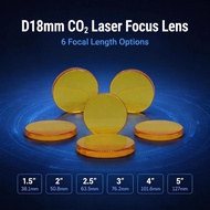 Clarvis D18mm CVD ZnSe CO2 Laser Focus Lens 10.6μm FL 38.1–127mm for Engraving Cutting Machine