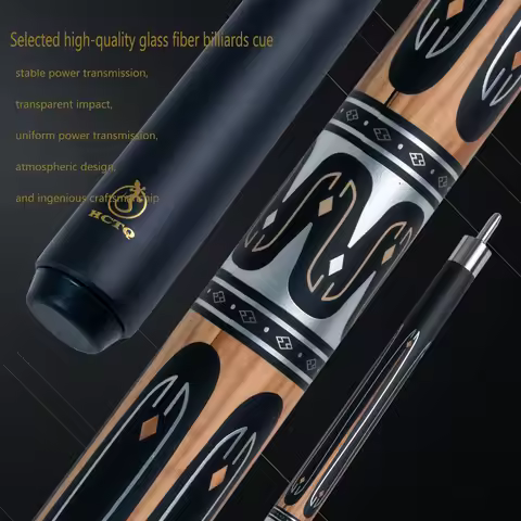 12.75mm Carbon Fiber Pool Cue Hyperspin Tech Shaft Quick Release for 9 Ball Carom Smooth Play Father