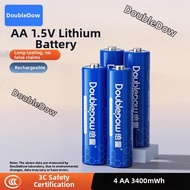 Doublepow | Rechargeable Lithium AA Battery Set