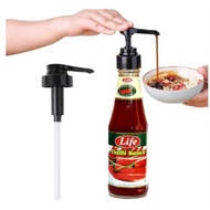 Penutup Sos Bottle Sause Dispenser Cili Sos Dispenser Tekan Sos Penutup Keluarkan Sos Alat Pam Sos D