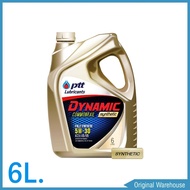 PTT Dynamic Commonrial Synthetic 5W-30 ขนาด 6 ลิตร ปตท ดีเซล คอมมอนเรล ซินเธติก ส้งเคราะห์แท้ 100%