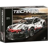 Compatible with LEGO Mechanical Group 42096 Racing Porsche 911 Turbo Sports Car 911RSR 10295 Assembl