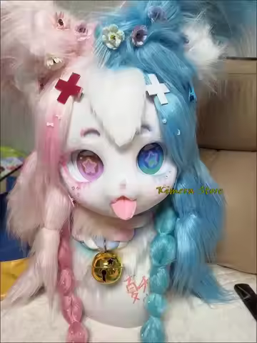 Fursuit Eyeball Cosplay Costume Furry Suit Kigurumi Headsets Accessories Animal Dust Net Printing Ey