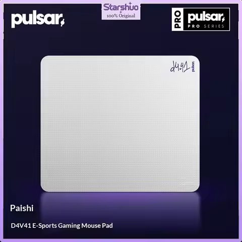 Pulsar Pro Series D4V41 Co-branded Gaming Mouse Pad Smooth Fast Glide Large Desk Mat For Valorant CS