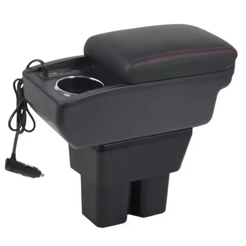 For Suzuki Jimny Armrest box For Suzuki Jimny JB74 Car Armrest 2019-2024 Storage Box Cup holder Retr