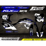 KLX 150 BF Decal Sticker KLX BF 150 Full Body/ Free Custom KLX BF 150 Fullbody Sticker