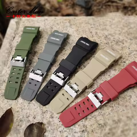 Resin Watchband for Casio G-Shock GG-1000 / GWG-100 / GSG-100 Men Sport Waterproof Replace Bracelet 