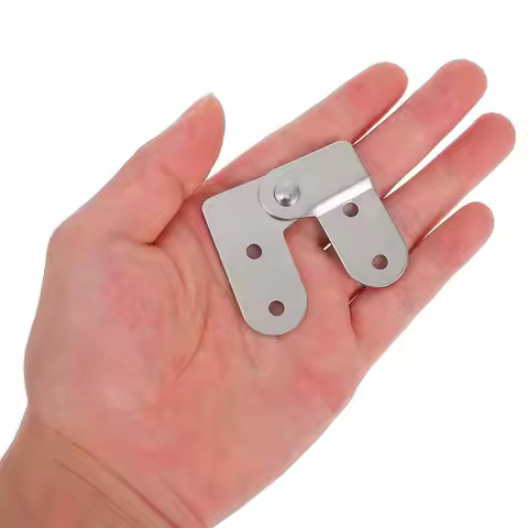 Chicken Mouth Iron Folding Hinge Replacement Assembly for Folding Loft Ladder Attic Stair Ladder Har