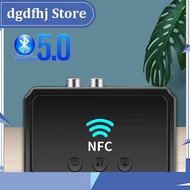 Dgdfhj Shop NFC Bluetooth-compatible 5.0 Receiver Adapter 3.5mm RCA AUX Audio Adapter Wireless Receiver with Mic Adapter for Car