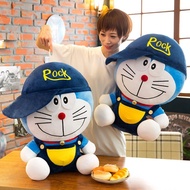 Boneka Doraemon Topi Rock / Boneka Doraemon / Doraemon / Boneka Lucu