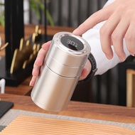Traditional Simplified 316 Stainless Steel Thermos Cup Smart Temperature Display Tea Water Separatio