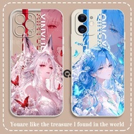 Wuthering Waves/Qingxiao/Hsin/Qingxiao Waves Phone Case Suitable for iPhone/Uuyu