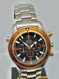 二手中古 Omega  Seamaster Planet Ocean 22185000 橙圈 狀態：良好、淨錶、歡迎換錶查詢 價錢：$25380