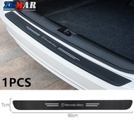 1Pcs/Set Mercedes Benz Car Trunk Sticker Carbon Fiber For W207 W211 W205 W212 W204 W220 W206 W124 W213 W218 W222 Car Accessories