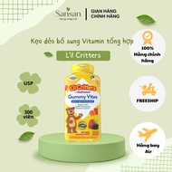 L'il Critters Gummy Vites Vitamin Gummies USA for Children 2+ Years Old 300 Tablets - Domestic USA