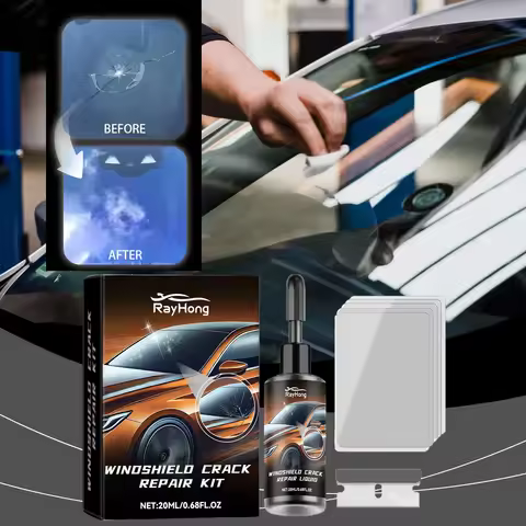 Windshield Crack Repair Kit - DIY Windshield Repair Kit For Cars, Trucks, Suv Grade Glass Repair Res