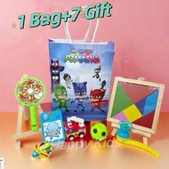 Happy KIDS Cartoon PJ Masks Paper Bag Happy Birthday Paper Bag,Children Door Paper Party, Goodies Bag