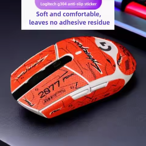 Logitech G304 Mouse Grip Tape Skate Handmade Sticker Non Slip Lizard Skin Suck Sweat Anti-Slip Stick