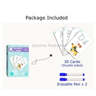 ABC Flash Card ABC Letter Card Flash Card fod Kid Math Toy Kid Puzzle Mainan ABC Mainan Ejaan ABC Ma