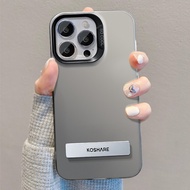 【Simple Luxury/Matte TPU soft case/With bracket/Black】compatible for VIVO Y36 Y37 Y93 Y91C Y91 Y95 Y