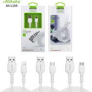 Alibaba Ali-L154 3.0A Liquid Silicone Usb Data Cable 1.8M Length Ios/Micro/Type-C