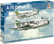 Italeri 1411 LTV A-7E Corsair II Us Navy & Greek Markings 1/72 Scale Model Kit