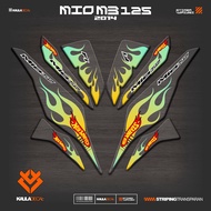UV TRANSPARENT STRIPING MIO M3 125 IP 36 YAMAHA M3/Z/S 125 CLEAR MATERIAL STICKER MIO 125 2014