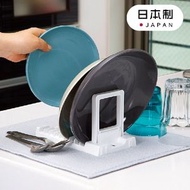 【日本製】碗碟收納架(環保可重覆使用)/收納瀝水碗架/杯架/廚房收納/抽屜式碗碟架 /分類架(平行進口貨品) –K058