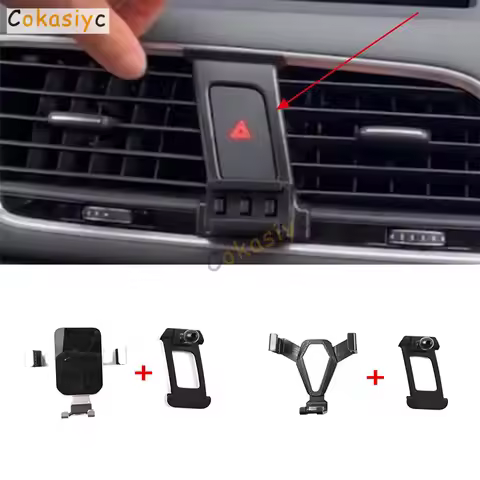1Lot Plastic Material For 2013-2018 Audi Q3 8UB 8UG Special Car Phone Holder Fixed Bracket Stand Mob