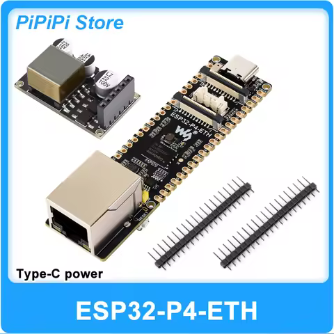 Waveshare ESP32-P4-ETH Development Board 32MB PSRAM/Flash PoE RJ45 Ethernet MIPI-DSI CSI RISC-V MCU 