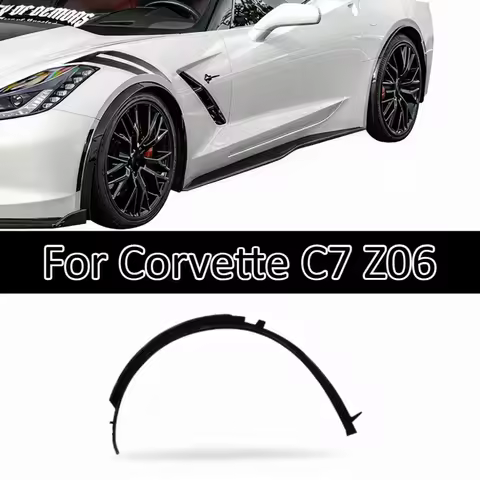 Rear Fender Flares For Corvette C7 Z06 Extended Wheel Arch Mudguard Trim Wide Body Kit Car Styling E