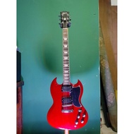 Gibson SG redblack custom electric guitar