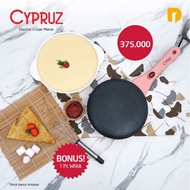 MESIN CYPRUZ ELECTRIC CREPES MAKER TOOL FOR MAKING BREAD AND CAKE CREPES D'CREPES HOMEMADE NON-STICK