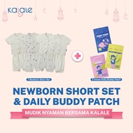 Kalale - Bundle Newborn Set Short + 3pcs Daily Buddy Patch Newborn Baby Clothes