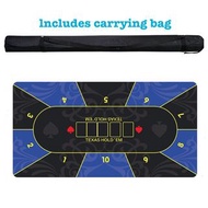Texas Hold’em Mat 德州撲克桌墊 natural rubber table top poker game casino poker blackjack poker chips show