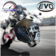 [SG Seller 🇸🇬] PSB Approved Evo RS9 Matt Black Open Face Helmet Plain Colour