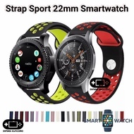 Strap Sport 22mm silicone aukey silikon smartwatch 1 pro 2 ultra tali