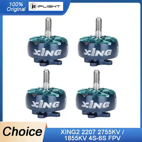 IFlight XING2 2207 2755KV / 1855KV 4S-6S FPV Brushless Motor Unibell compatible Nazgul 5140 propelle