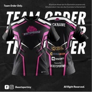 Whiterosesz Esport Sublimation Jersey Unisex Shirt / Short Sleeve Tee