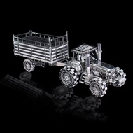 Art Model 3D Metal Puzzle Agricultural Machinery Tractor Model Kits DIY Laser Cut Assemble Jigsaw Toys GIFT For Children