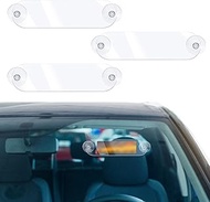 Zyghjort 3PCS Ez Pass Holder for Windshield, Ez Pass Holder Acrylic Transponder Holders Ezpass Strip