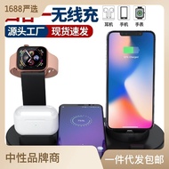 Lijialongg โมเดลส่วนตัวใหม่25W สามในหนึ่งชาร์จเหมาะสำหรับ Apple iPhone Watch หูฟังที่ชาร์จแบบไร้สายขายึดสายเคเบิลและตัวแปลง