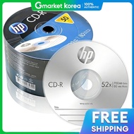 HP | CD-R 700 MB 52X แผ่นเปล่าเขียนได้ บรรจุ 50 แผ่น