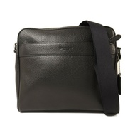 COACH 牛皮皮革Charles Camera Bag銀扣肩背袋