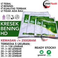 HD CLEAR PLASTIC BAG Contents 250gr Agenda Size 15, 19, 24, 28, 35 | Thick Clear White Plastic Bags 